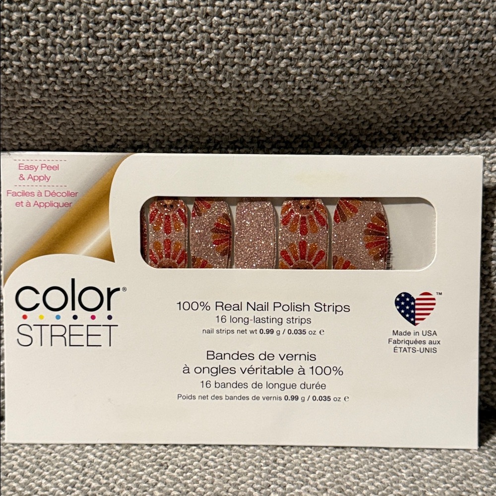 Color Street Talk Turkey Nail Polish Strips New